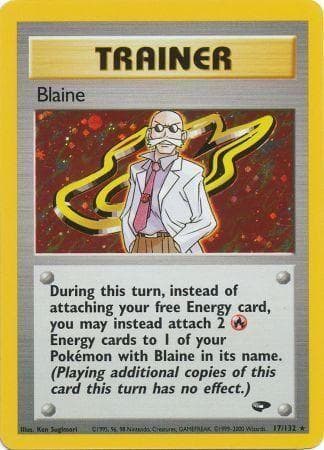 Blaine 17/132 - Gym Challenge Unlimited Holofoil
