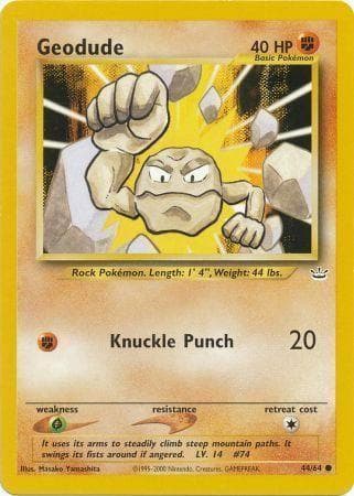 Geodude 044 - Unlimited Neo Revelation - Common