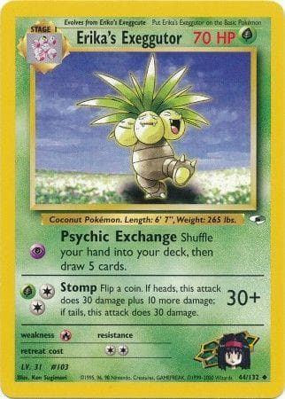 Erika's Exeggutor 044 - Unlimited Gym Heroes - Uncommon