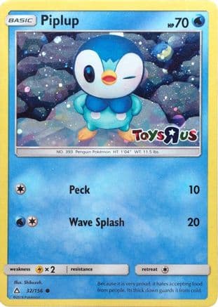 Piplup (Toys R Us) 032/156 - Miscellaneous Cards & Products Holofoil