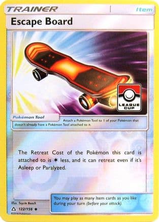 Escape Board (League Cup) 122/156 - League & Championship Cards Reverse Holofoil