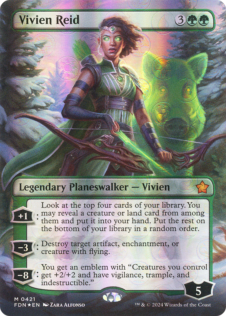 Vivien Reid (FDN-421) - Foundations (Borderless) Foil