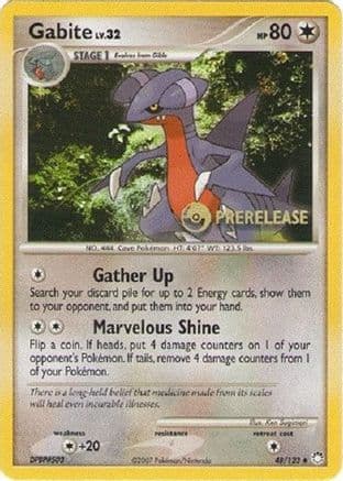 Gabite (Prerelease) 48/124 - Diamond and Pearl Promos