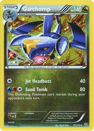 Garchomp (Cosmos Holo) 91/124 - Blister Exclusives Holofoil