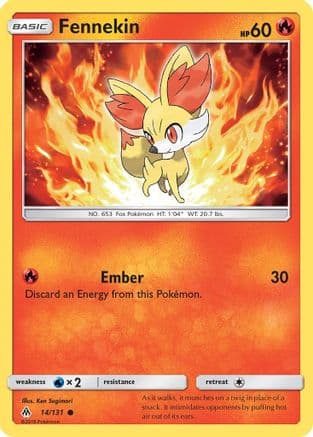 Fennekin 014/131 - SM Forbidden Light Reverse Holofoil
