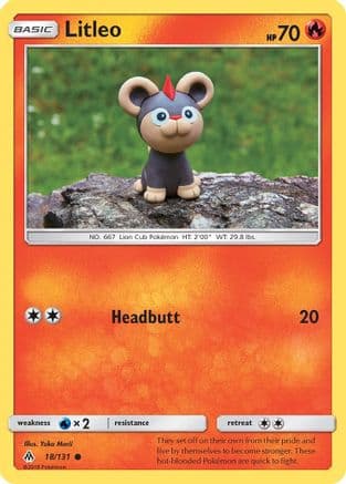 Litleo 018/131 - SM Forbidden Light Reverse Holofoil