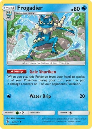 Frogadier 023/131 - SM Forbidden Light Reverse Holofoil