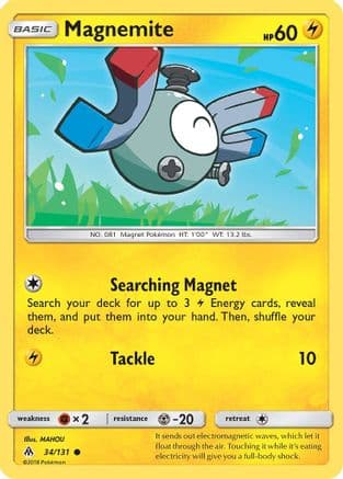 Magnemite 034/131 - SM Forbidden Light Reverse Holofoil