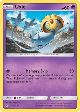 Uxie 041/131 - SM Forbidden Light Reverse Holofoil