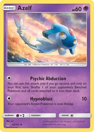 Azelf 043/131 - SM Forbidden Light Reverse Holofoil
