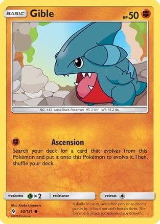 Gible 060 SM Forbidden Light - Common