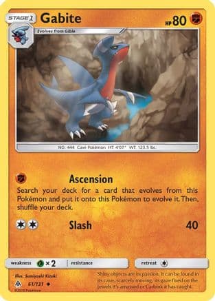 Gabite 061/131 - SM Forbidden Light Reverse Holofoil