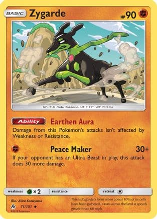 Zygarde 71/131 - SM Forbidden Light Reverse Holofoil