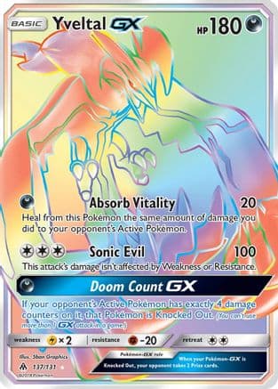 Yveltal GX (Secret) 137/131 - SM Forbidden Light Holofoil