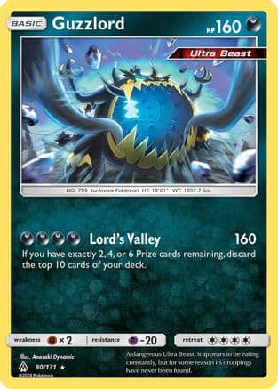 Guzzlord 080/131 - SM Forbidden Light Reverse Holofoil