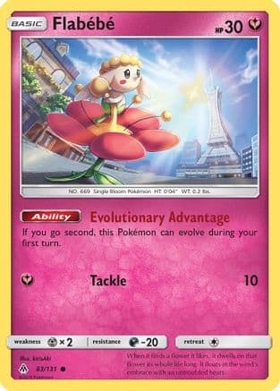 Flabebe 083/131 - SM Forbidden Light Reverse Holofoil