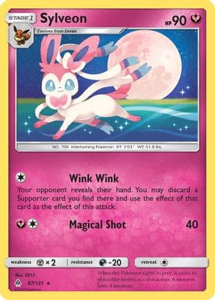 Sylveon 087/131 - SM Forbidden Light Reverse Holofoil
