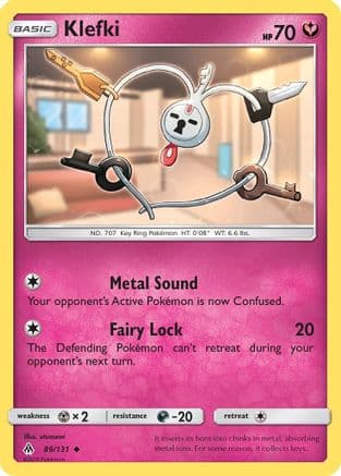 Klefki 089/131 - SM Forbidden Light Reverse Holofoil