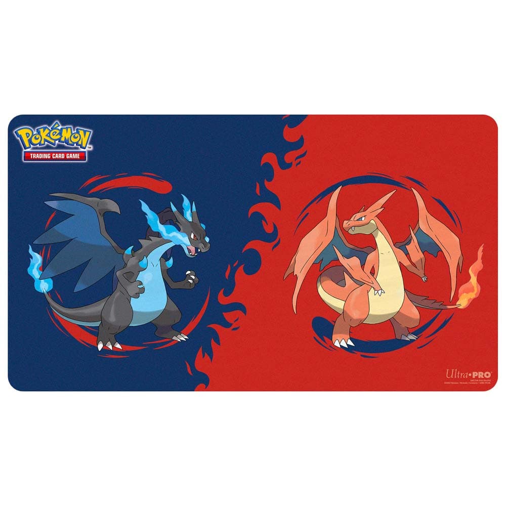 Ultra PRO: Playmat | Pokemon | Mega Charizard X and Mega Charizard Y