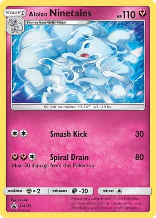 Alolan Ninetales SM128 SM128/248 - SM Promos Holofoil