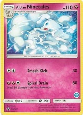 Alolan Ninetales SM128- SM Trainer Kit Alolan Sandslash & Alolan Ninetales