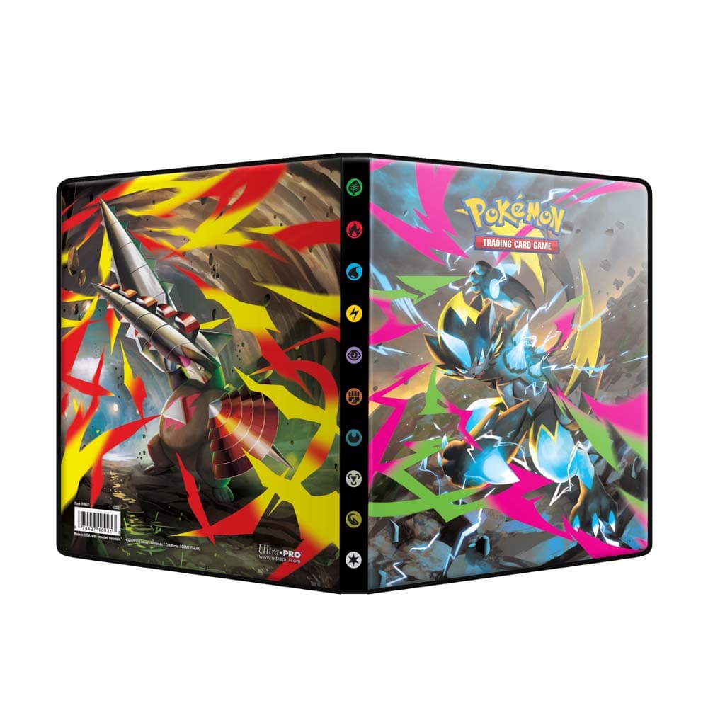 Ultra PRO | Pokemon | 4-Pocket Portfolio | Mega Evolutions 5 Pitch Black