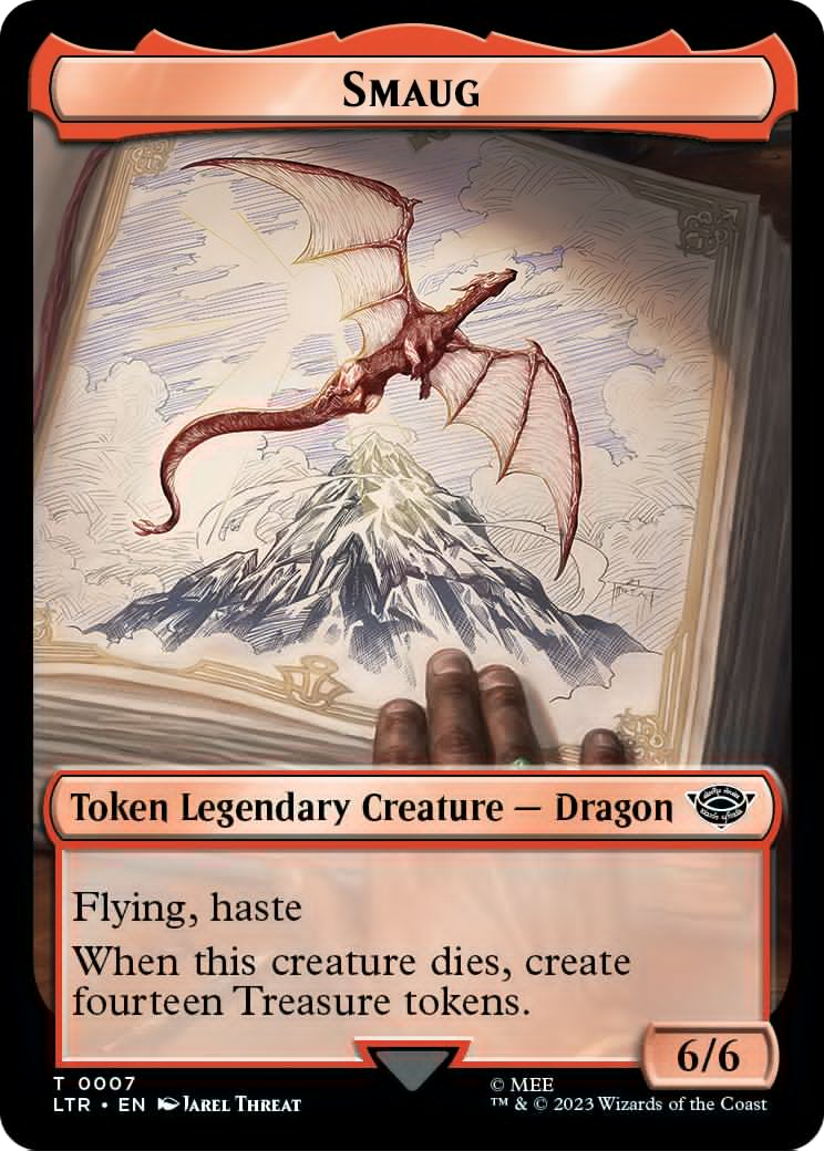 Smaug (TLTR-007) - Tales of Middle-earth Tokens