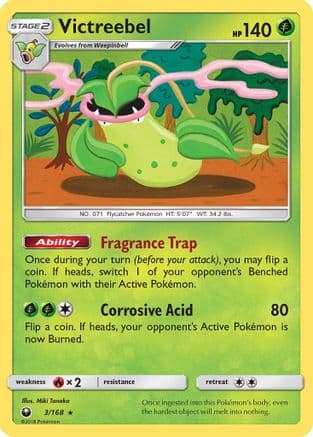 Victreebel 3/168 - SM Celestial Storm Reverse Holofoil