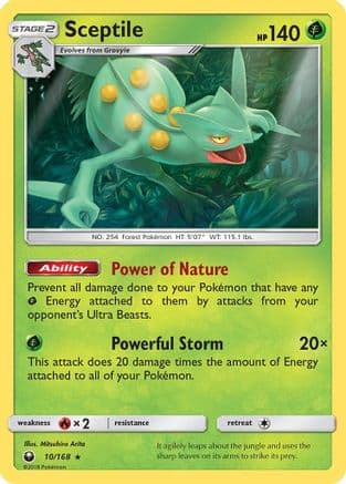 Sceptile 010/168 - SM Celestial Storm Reverse Holofoil