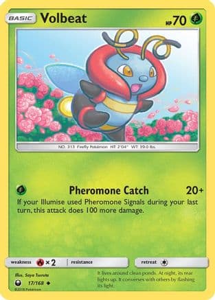 Volbeat 17/168 - SM Celestial Storm Reverse Holofoil