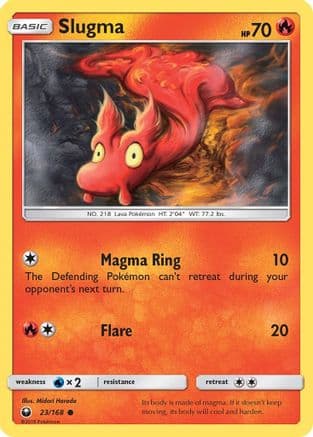 Slugma 023/168 - SM Celestial Storm Reverse Holofoil