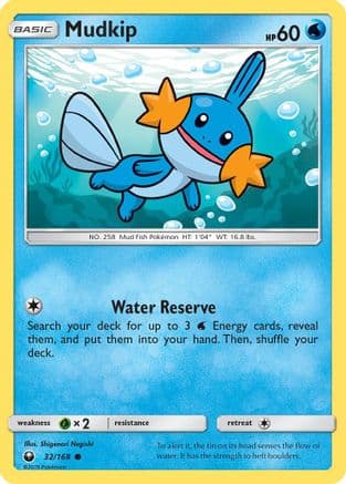 Mudkip 032/168 - SM Celestial Storm Reverse Holofoil