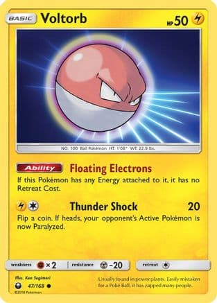 Voltorb 047/168 - SM Celestial Storm Reverse Holofoil