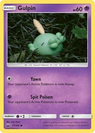 Gulpin 057/168 - SM Celestial Storm Reverse Holofoil