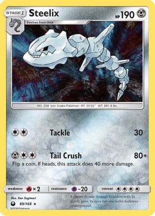 Steelix 89/168 - SM Celestial Storm Reverse Holofoil