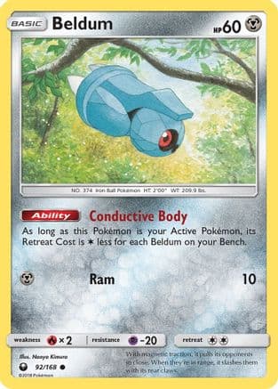 Beldum 092/168 - SM Celestial Storm Reverse Holofoil