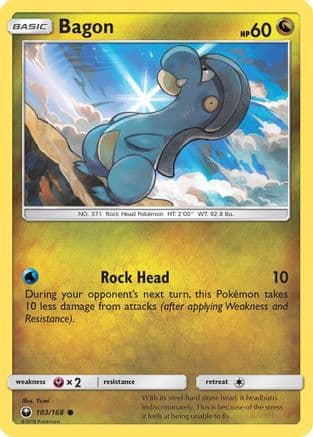 Bagon 103/168 - SM Celestial Storm Reverse Holofoil