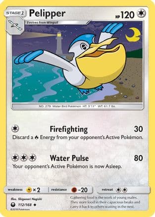 Pelipper 112/168 - SM Celestial Storm Reverse Holofoil