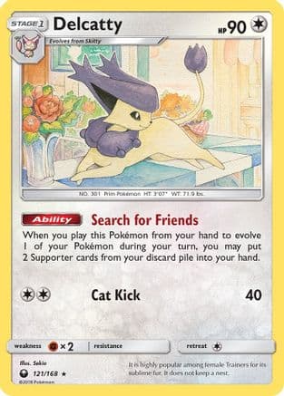 Delcatty 121/168 - SM Celestial Storm Reverse Holofoil