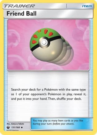 Friend Ball 131/168 - SM Celestial Storm Reverse Holofoil