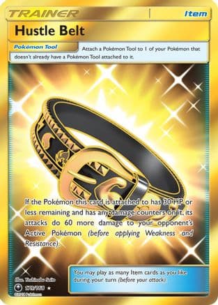 Hustle Belt (Secret) 179/168 - SM Celestial Storm Holofoil