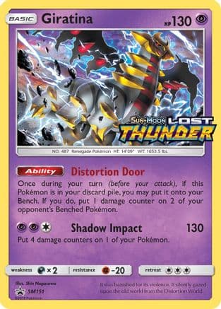 Giratina SM151 (Prerelease) SM151/248 - SM Promos Holofoil