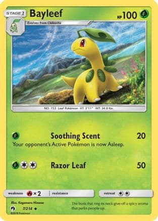 Bayleef 007/214 - SM Lost Thunder Reverse Holofoil