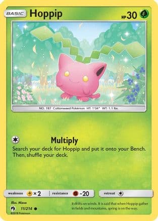 Hoppip 011/214 - SM Lost Thunder Reverse Holofoil