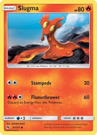 Slugma/214 SM Lost Thunder - Common