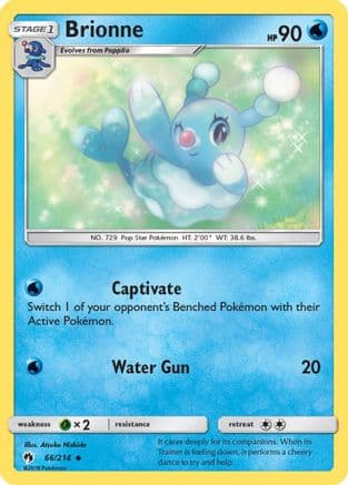 Brionne 066/214 - SM Lost Thunder Reverse Holofoil