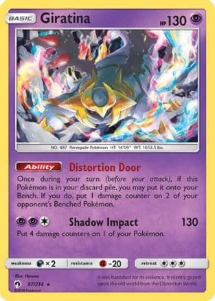 Giratina 097/214 - SM Lost Thunder Reverse Holofoil