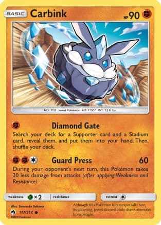 Carbink 117/214 - SM Lost Thunder Reverse Holofoil