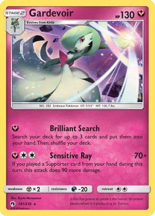 Gardevoir 141 - Reverse Holofoil SM Lost Thunder - Holo Rare