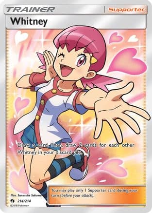 Whitney (Full Art) 214/214 - SM Lost Thunder Holofoil